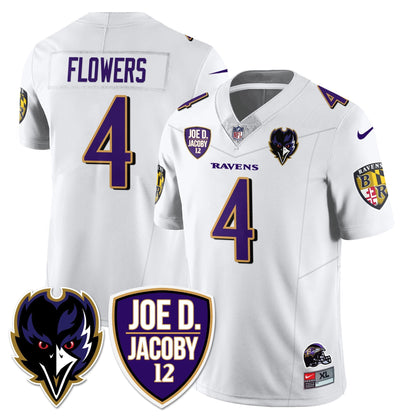 Ravens Purple Rising 2025 Vapor Limited Jersey - Stitched