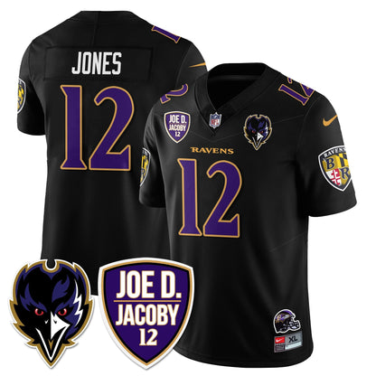 Ravens Purple Rising 2025 Vapor Limited Jersey - Stitched