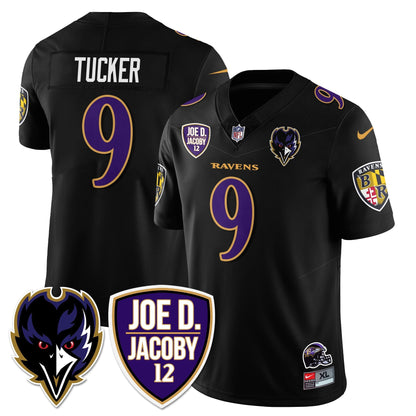 Ravens Purple Rising 2025 Vapor Limited Jersey - Stitched