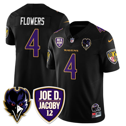 Ravens Purple Rising 2025 Vapor Limited Jersey - Stitched