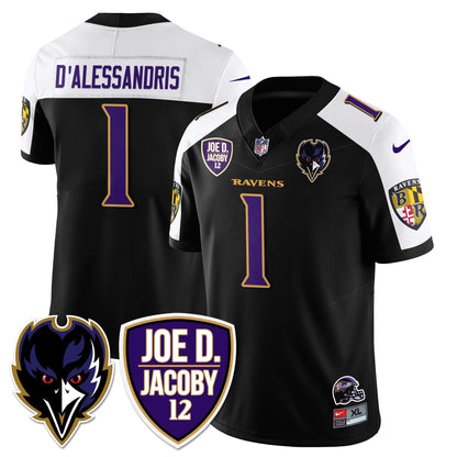 Ravens Purple Rising 2025 Vapor Limited Jersey - Stitched