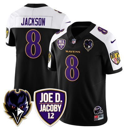 Ravens Purple Rising 2025 Vapor Limited Jersey - Stitched