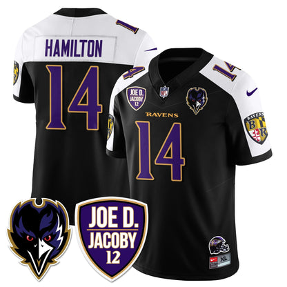Ravens Purple Rising 2025 Vapor Limited Jersey - Stitched