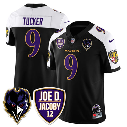 Ravens Purple Rising 2025 Vapor Limited Jersey - Stitched