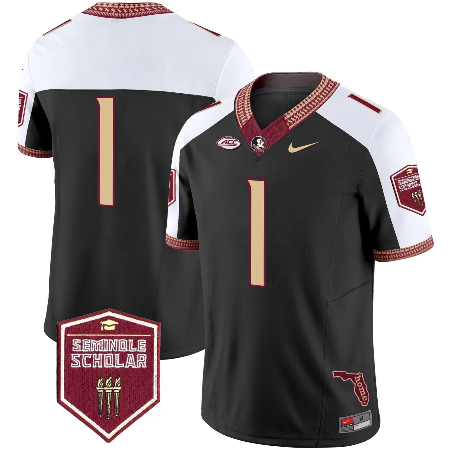 Florida State Seminoles 2024 Seminole Scholar Patch Vapor Limited Jersey - All Stitched
