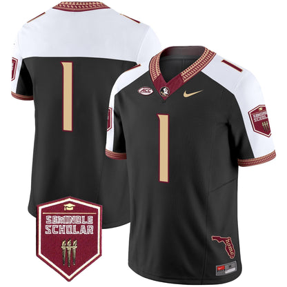 Florida State Seminoles 2024 Seminole Scholar Patch Vapor Limited Jersey - All Stitched