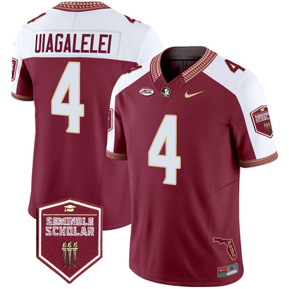 Florida State Seminoles 2024 Seminole Scholar Patch Vapor Limited Jersey - All Stitched