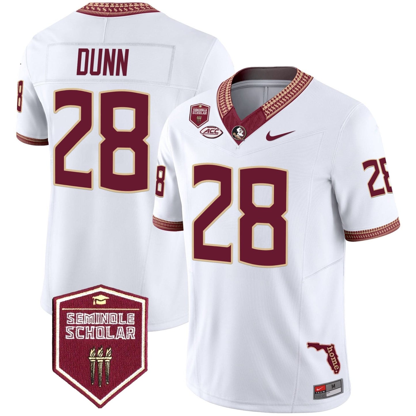 Florida State Seminoles 2024 Seminole Scholar Patch Vapor Limited Jersey - All Stitched