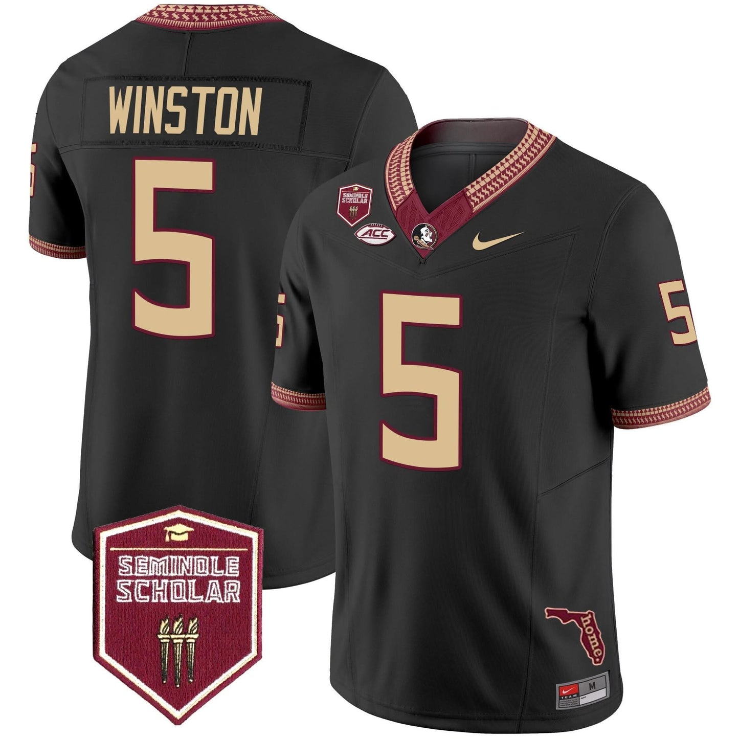 Florida State Seminoles 2024 Seminole Scholar Patch Vapor Limited Jersey - All Stitched