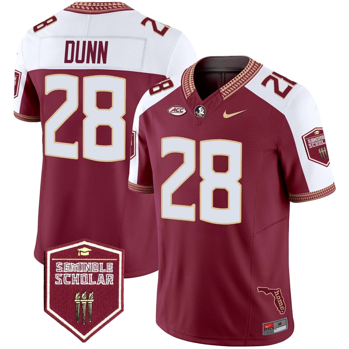 Florida State Seminoles 2024 Seminole Scholar Patch Vapor Limited Jersey - All Stitched