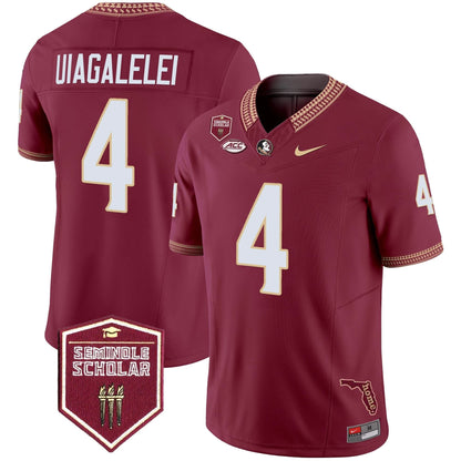 Florida State Seminoles 2024 Seminole Scholar Patch Vapor Limited Jersey - All Stitched