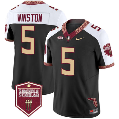 Florida State Seminoles 2024 Seminole Scholar Patch Vapor Limited Jersey - All Stitched