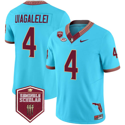 Florida State Seminoles 2024 Seminole Scholar Patch Vapor Limited Jersey - All Stitched