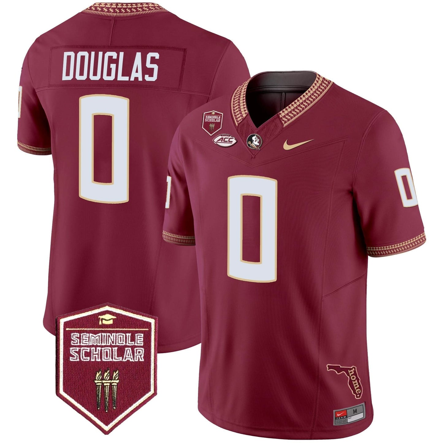 Florida State Seminoles 2024 Seminole Scholar Patch Vapor Limited Jersey - All Stitched
