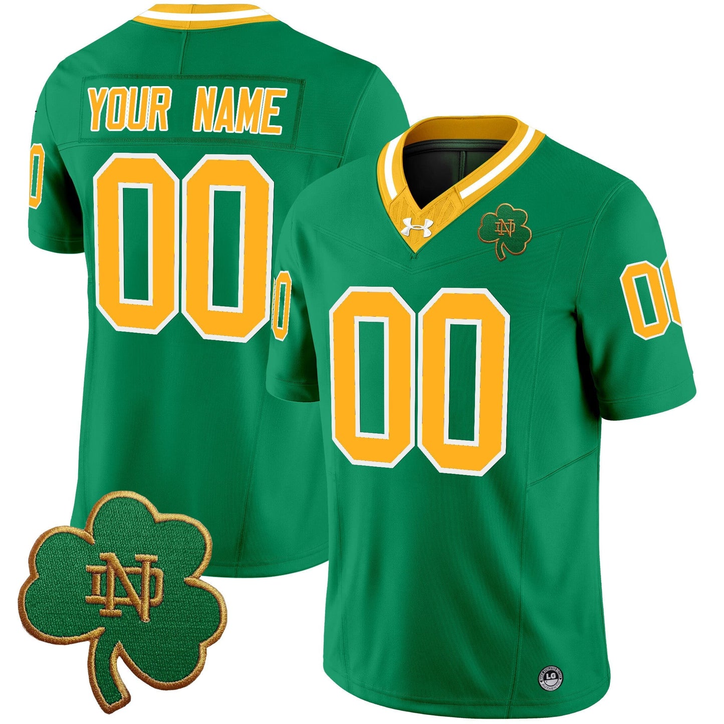 Notre Dame Fighting Irish 2025 Vapor Limited Custom Jersey V3 - All Stitched