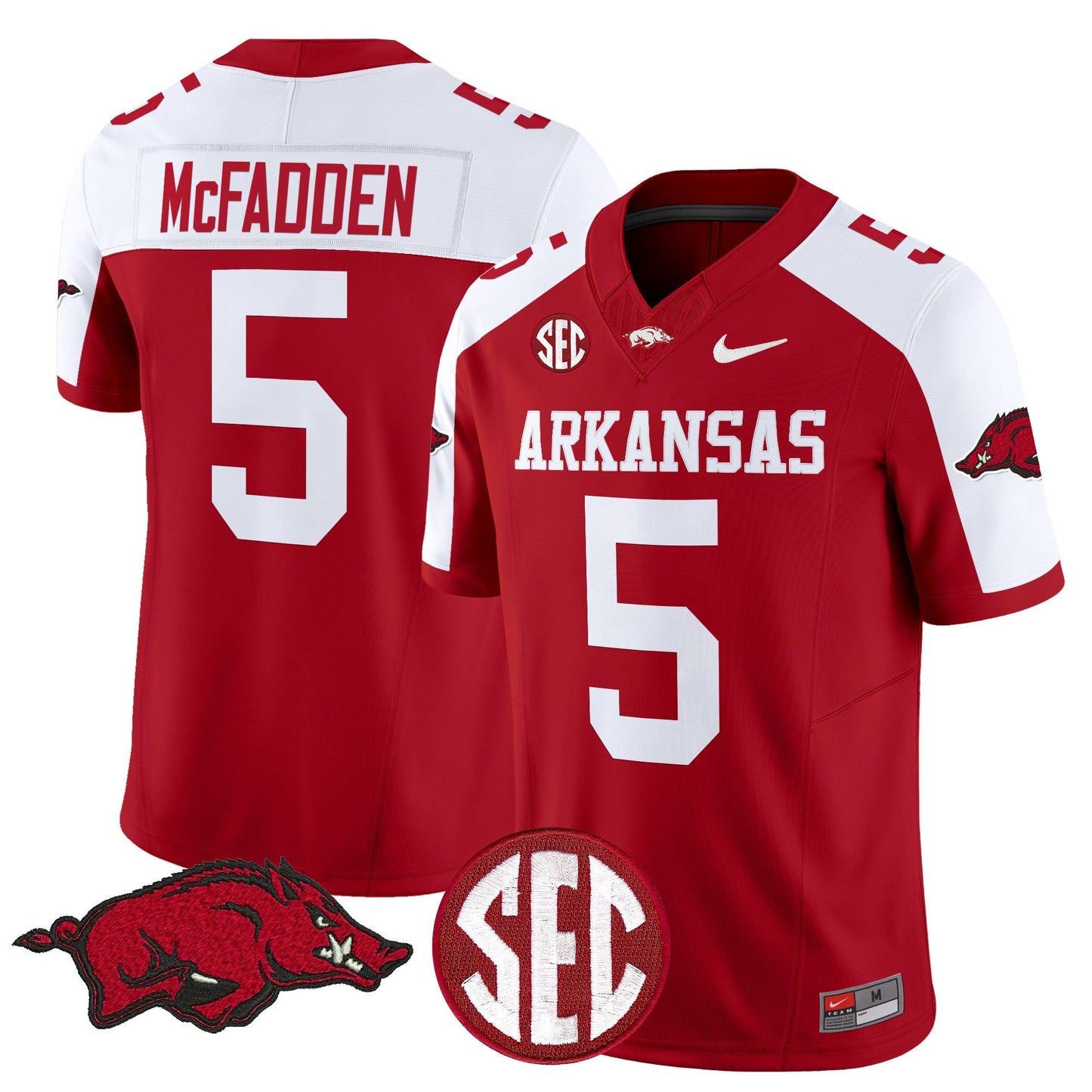 Men's Arkansas Razorbacks Vapor Limited Jersey - All Stitched