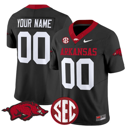 Arkansas Razorbacks Vapor Limited Custom Jersey - All Stitched