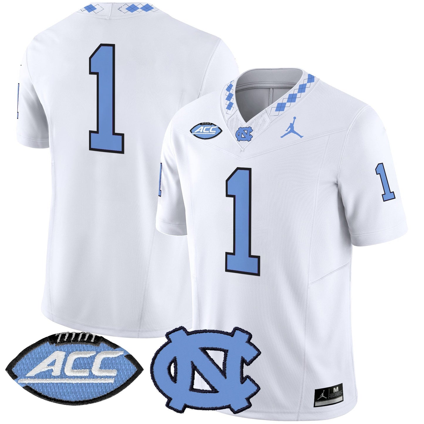 Men's North Carolina Tar Heels 2025 Vapor Limited Jersey - All Stitched