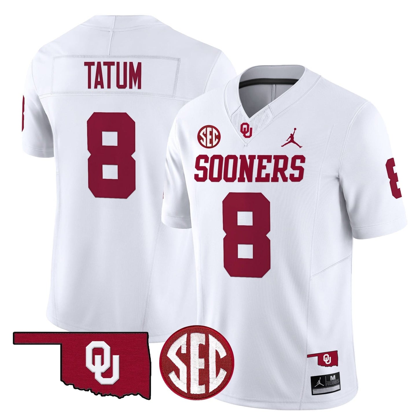 Oklahoma Sooners 2024 Vapor Limited Jersey - SEC Patch - All Stitched