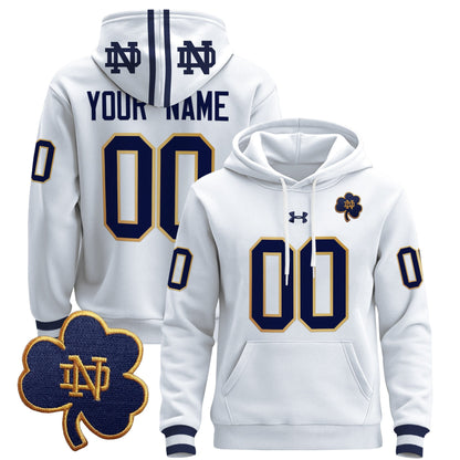 Notre Dame Fighting Irish 2025 Custom Pullover Hoodie