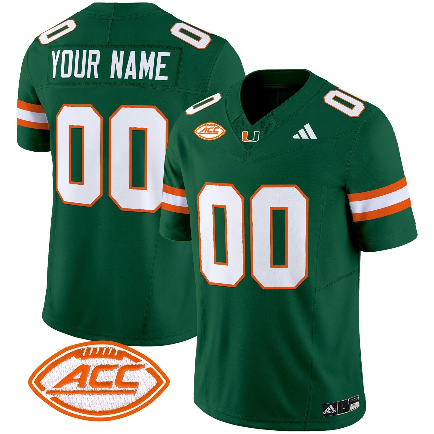 Miami Hurricanes 2025 Vapor Limited Custom Jersey - All Stitched