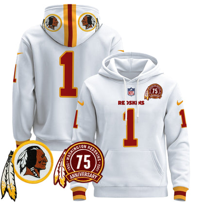 Men's Washington Redskins 2024 Pullover Hoodie - All Stitched