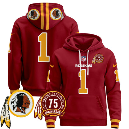 Men's Washington Redskins 2024 Pullover Hoodie - All Stitched