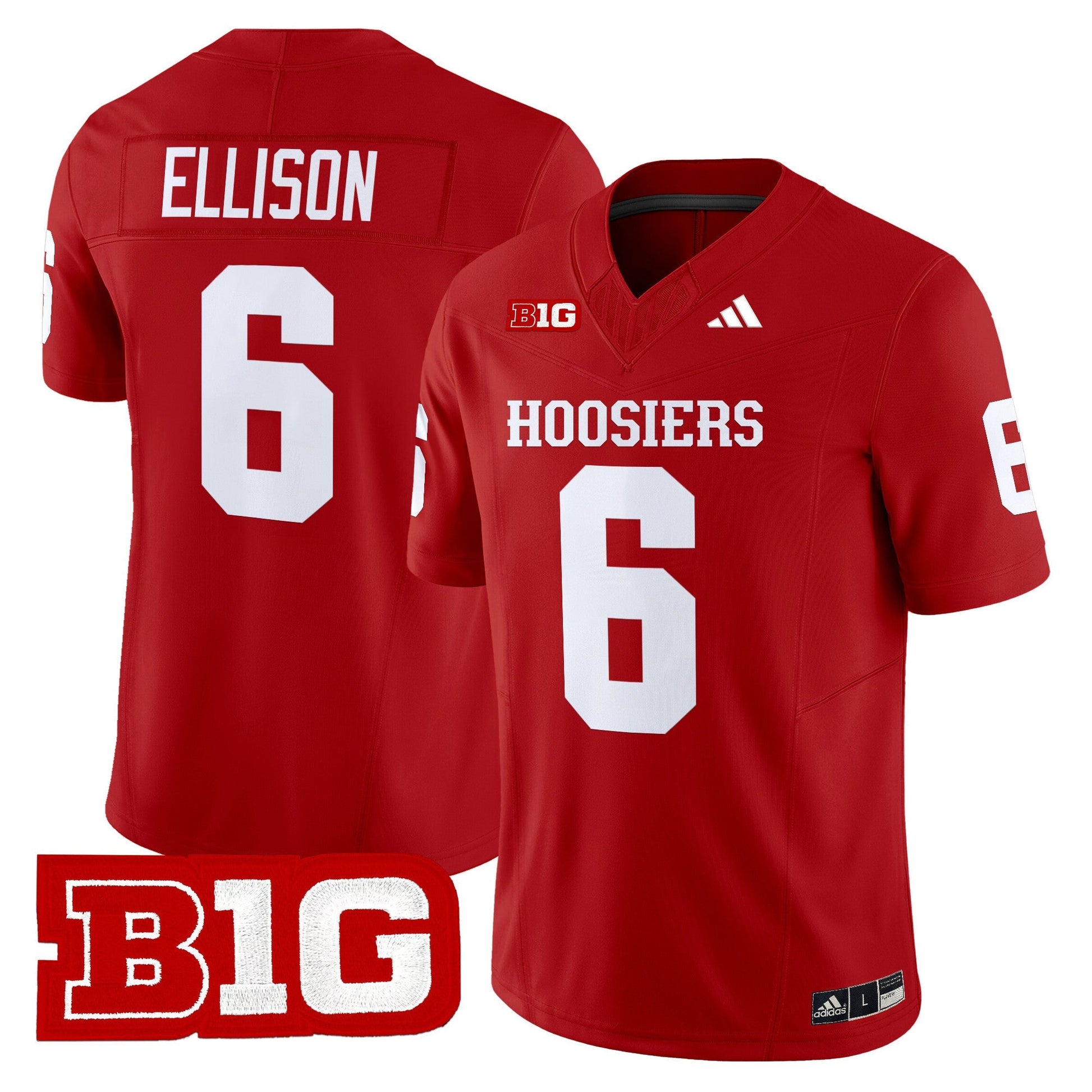 Men's Indiana Hoosiers 2025 Vapor Limited Jersey - All Stitched