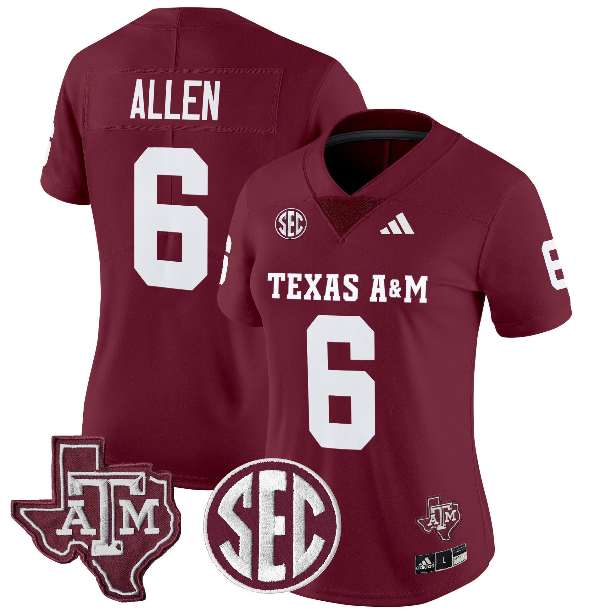 Women's Texas A&M Aggies 2025 Vapor Limited Jersey - All Stitched