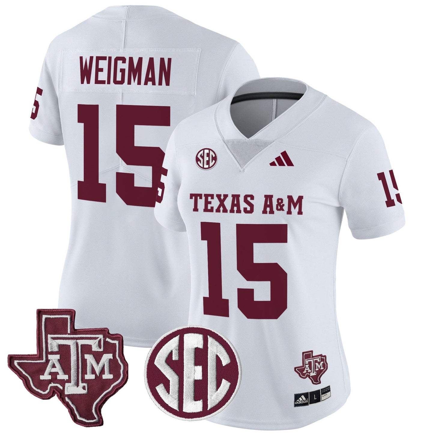Women's Texas A&M Aggies 2025 Vapor Limited Jersey - All Stitched