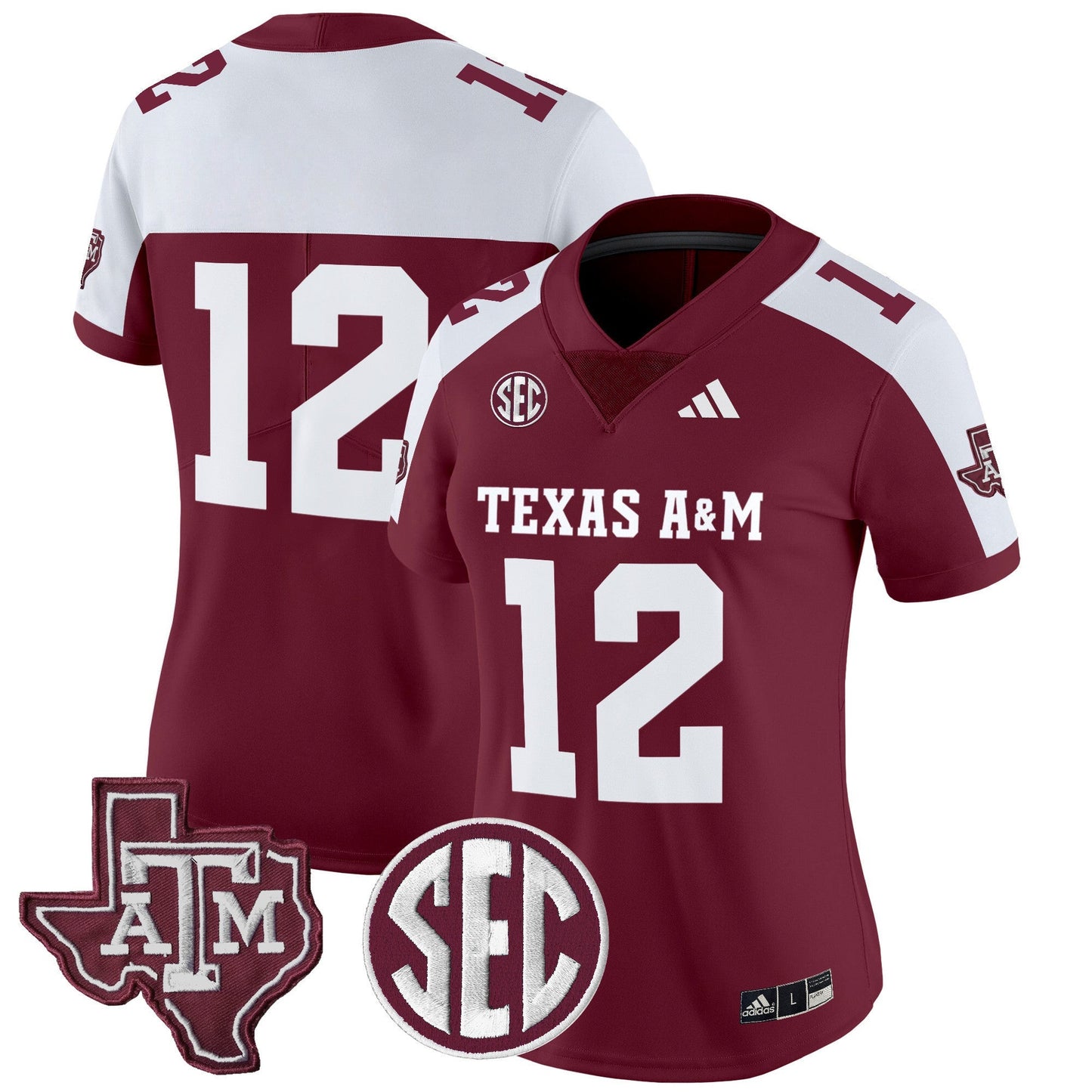 Women's Texas A&M Aggies 2025 Vapor Limited Jersey - All Stitched