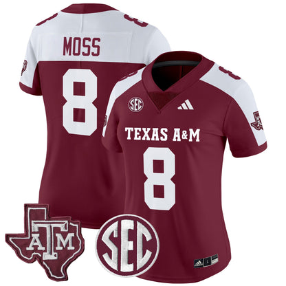 Women's Texas A&M Aggies 2025 Vapor Limited Jersey - All Stitched
