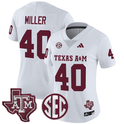 Women's Texas A&M Aggies 2025 Vapor Limited Jersey - All Stitched
