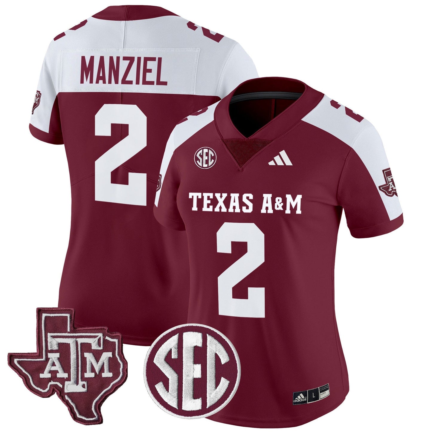 Women's Texas A&M Aggies 2025 Vapor Limited Jersey - All Stitched