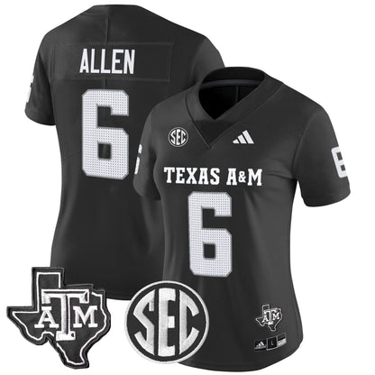 Women's Texas A&M Aggies 2025 Vapor Limited Jersey - All Stitched