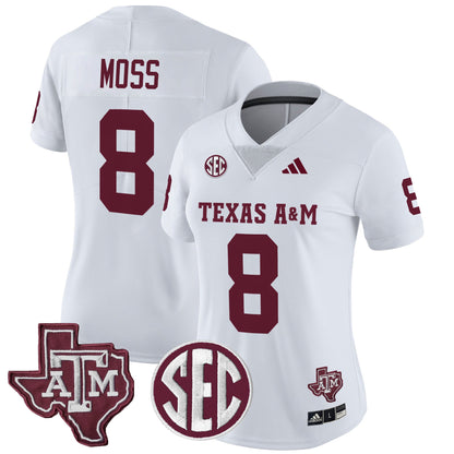 Women's Texas A&M Aggies 2025 Vapor Limited Jersey - All Stitched