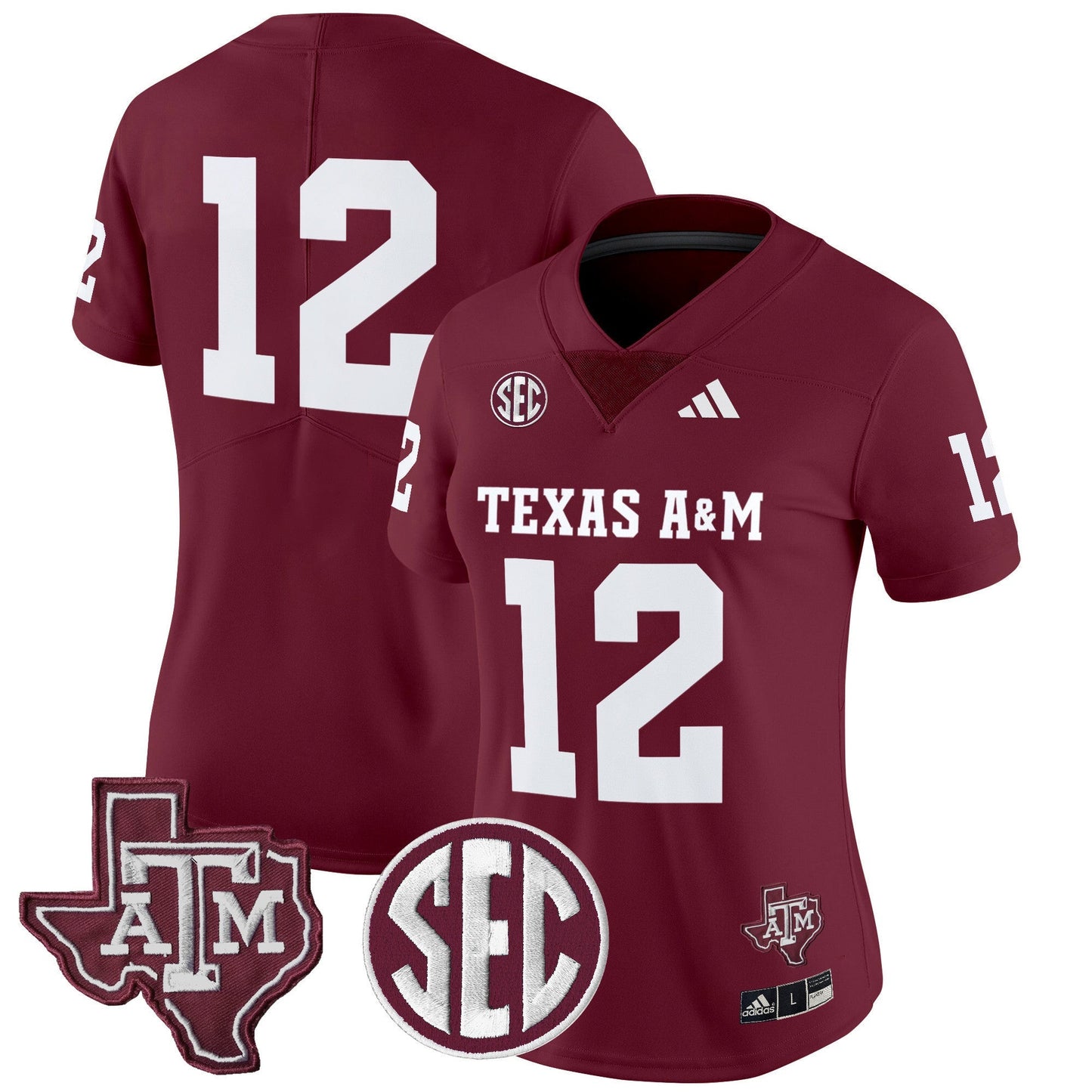 Women's Texas A&M Aggies 2025 Vapor Limited Jersey - All Stitched