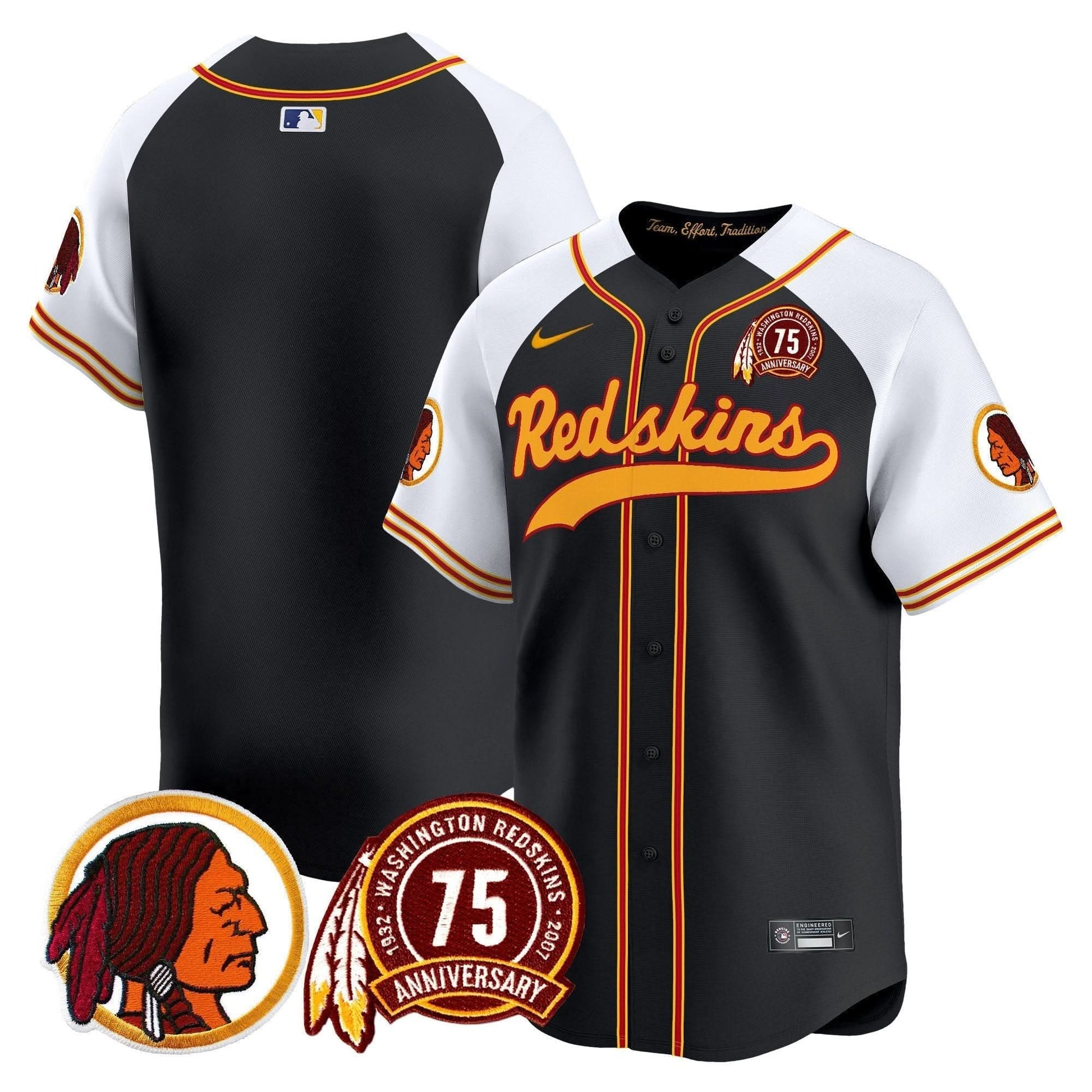 WR 75th Patch Throwback Vapor Premier Limited Jersey - All Stitched
