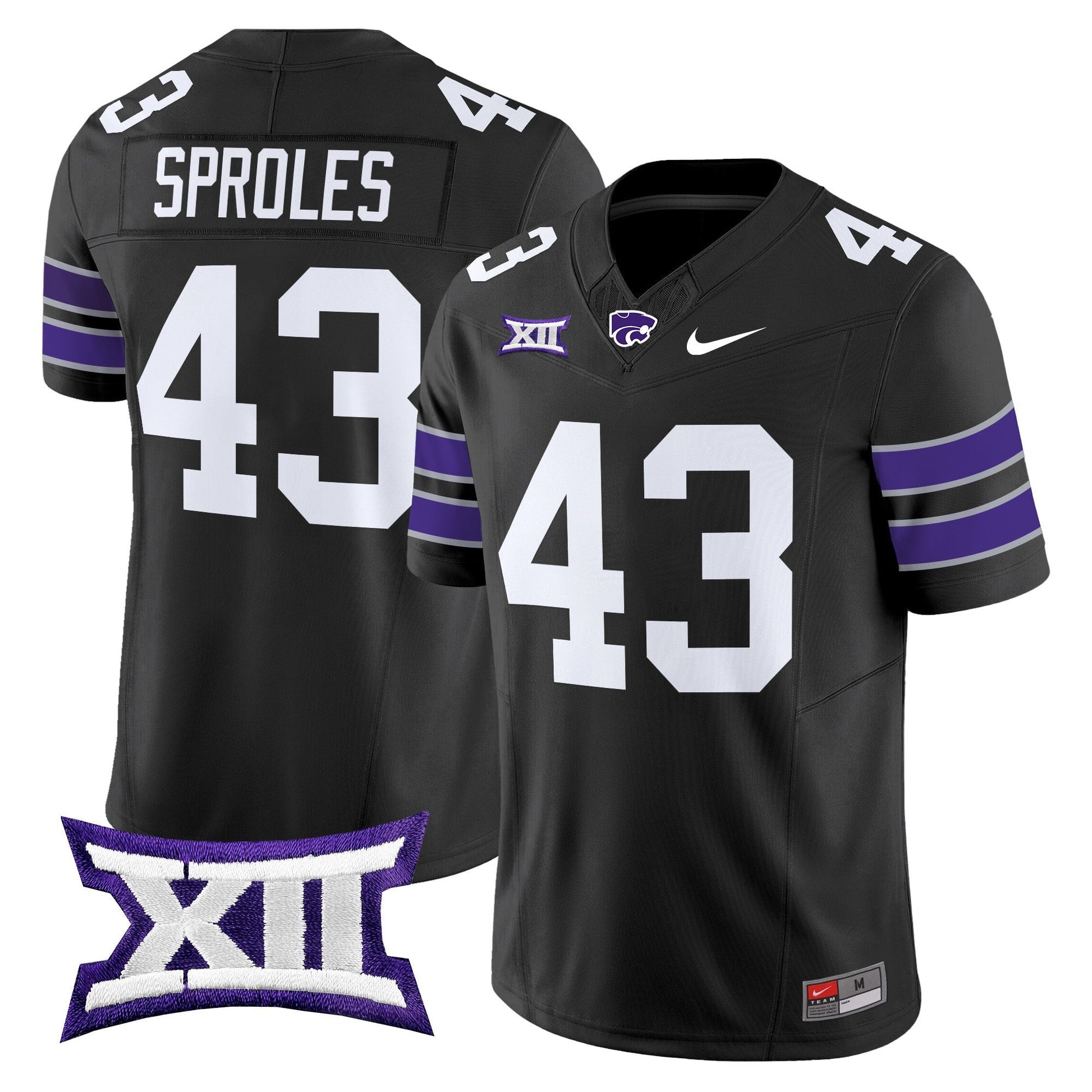 Men's Kansas State Wildcats 2025 Vapor Limited Jersey - All Stitched