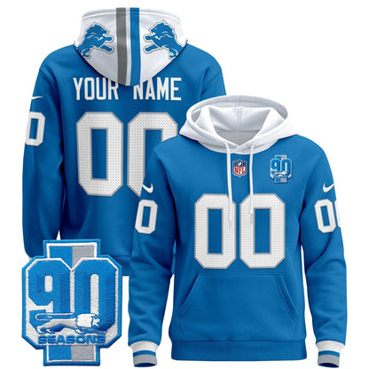 Detroit Lions 2025 Custom Pullover Hoodie