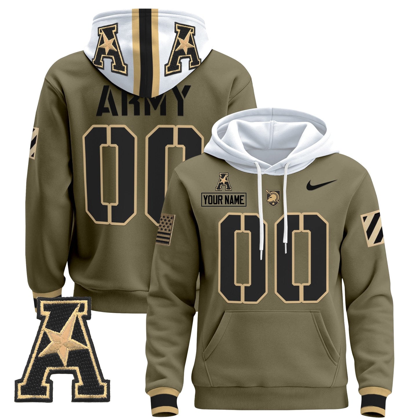 Army Black Knights 2024 Custom Pullover Hoodie