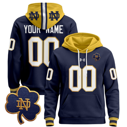 Notre Dame Fighting Irish 2025 Custom Pullover Hoodie