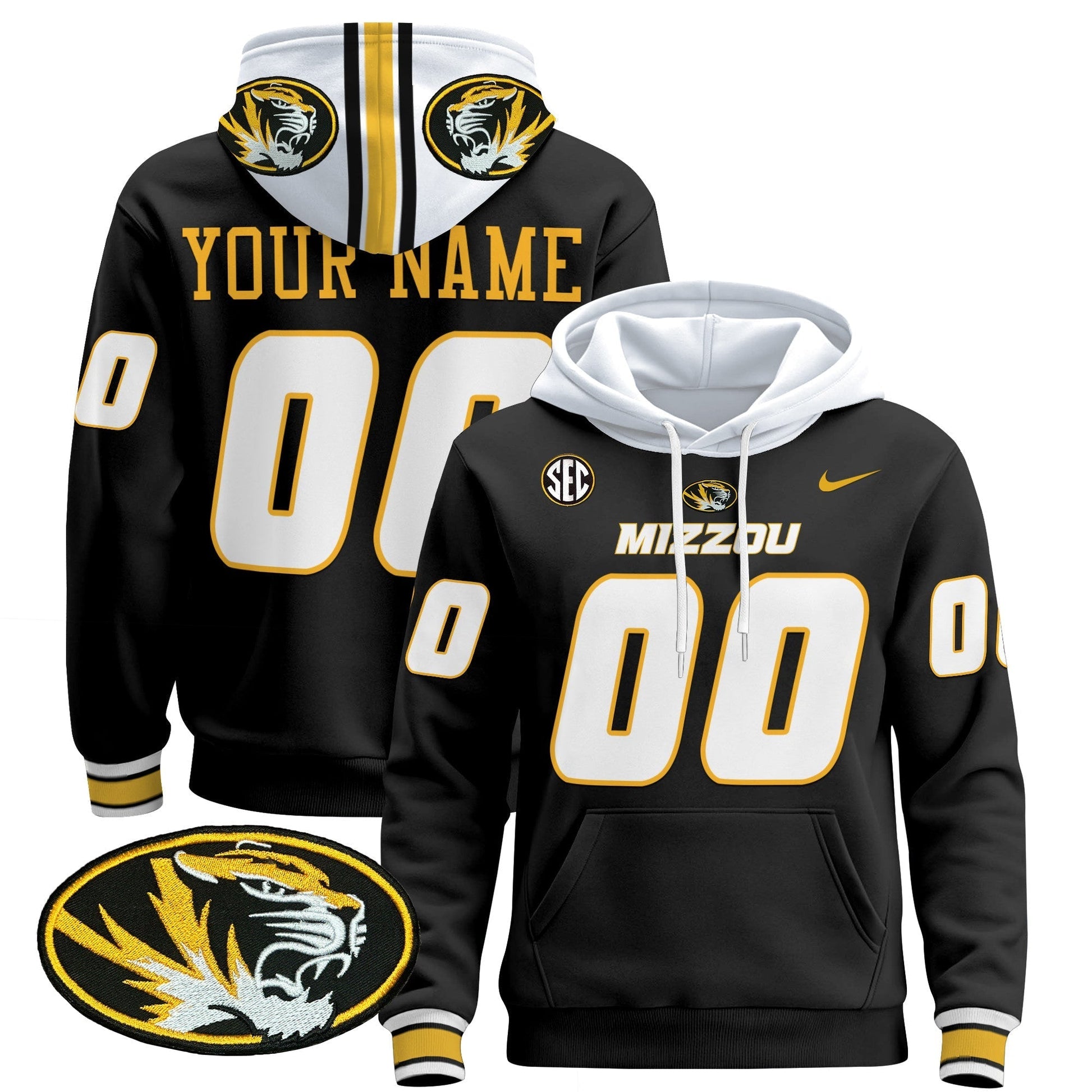 Missouri Tigers 2024 Custom Pullover Hoodie