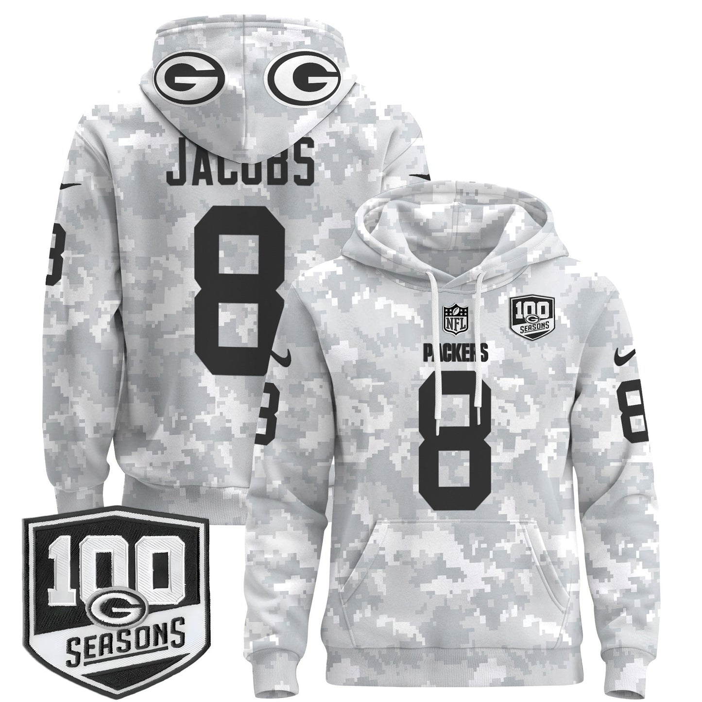 GB Throwback 2024 Salute to Service Pullover Hoodie