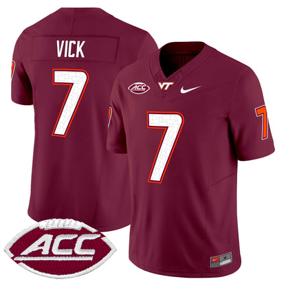 Men's Virginia Tech Hokies 2025 Vapor Limited Jersey - All Stitched