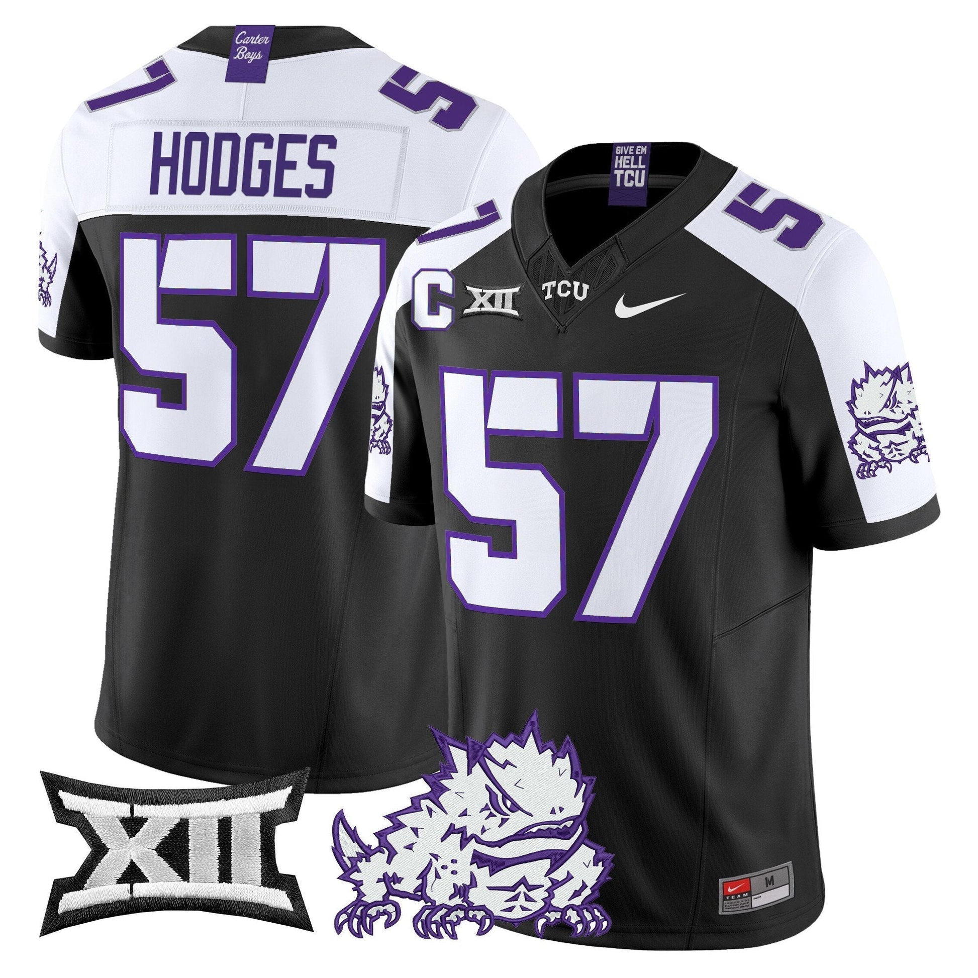 Men's TCU Horned Frogs 2025 Vapor Limited Jersey - All stitched