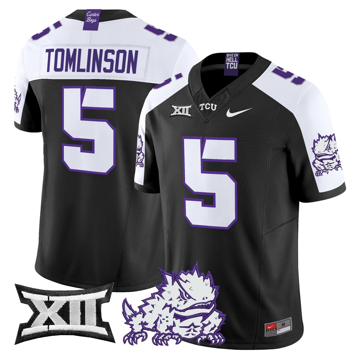 TCU Horned Frogs 2024 Vapor Limited Jersey - All stitched