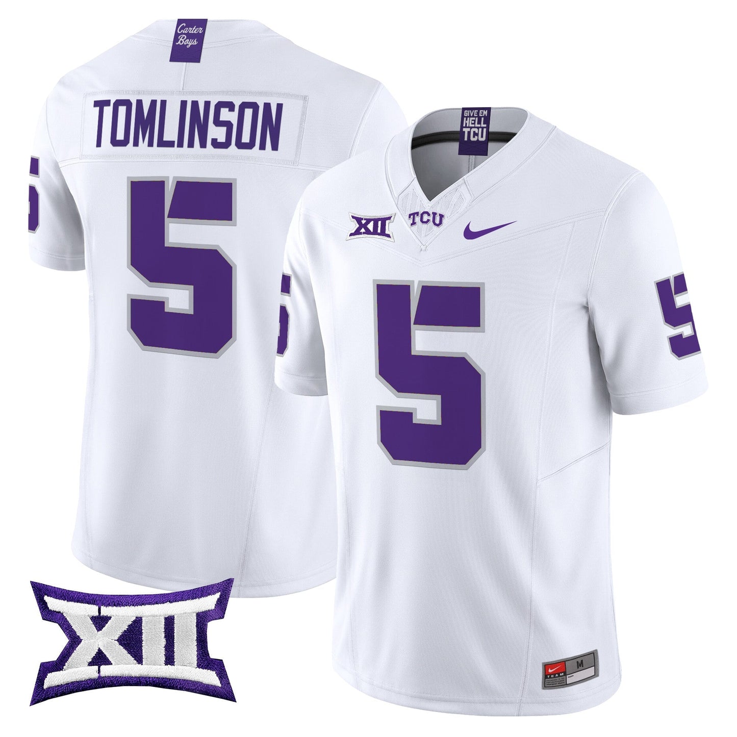 TCU Horned Frogs 2024 Vapor Limited Jersey - All stitched