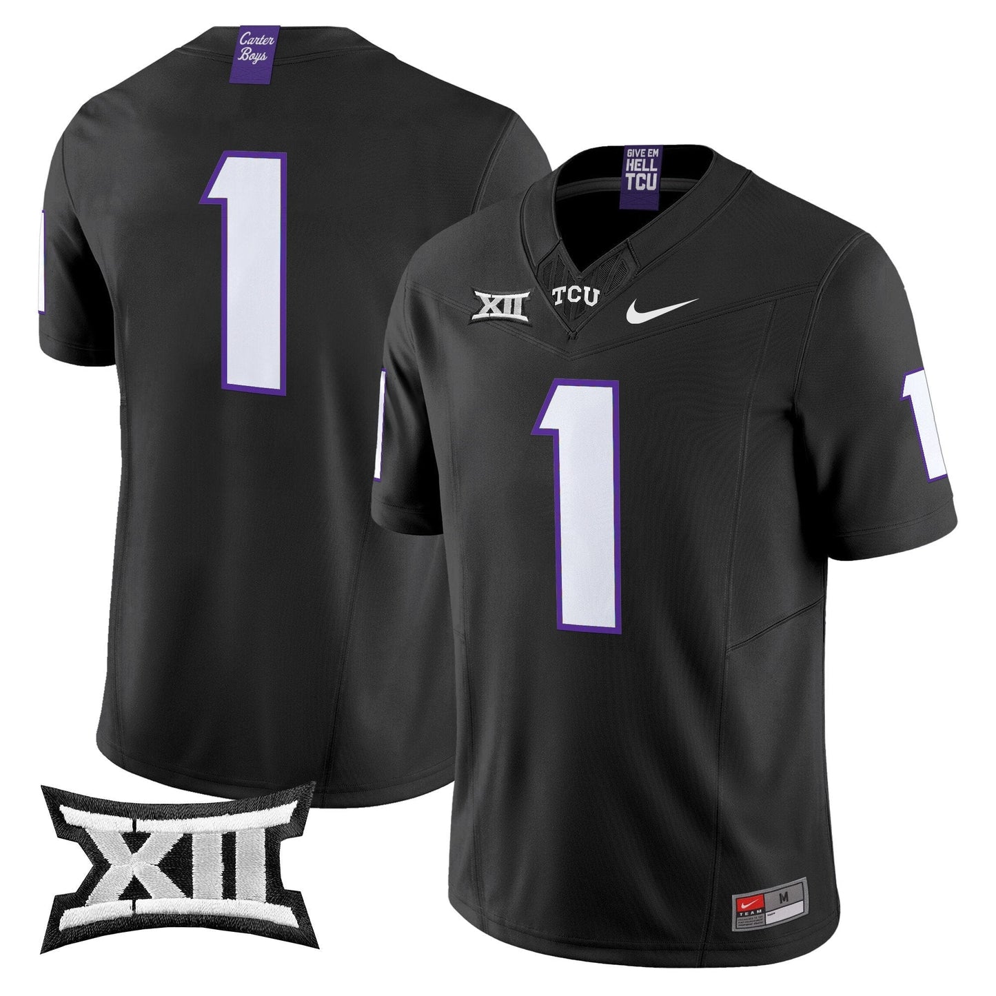 Men's TCU Horned Frogs 2025 Vapor Limited Jersey - All stitched