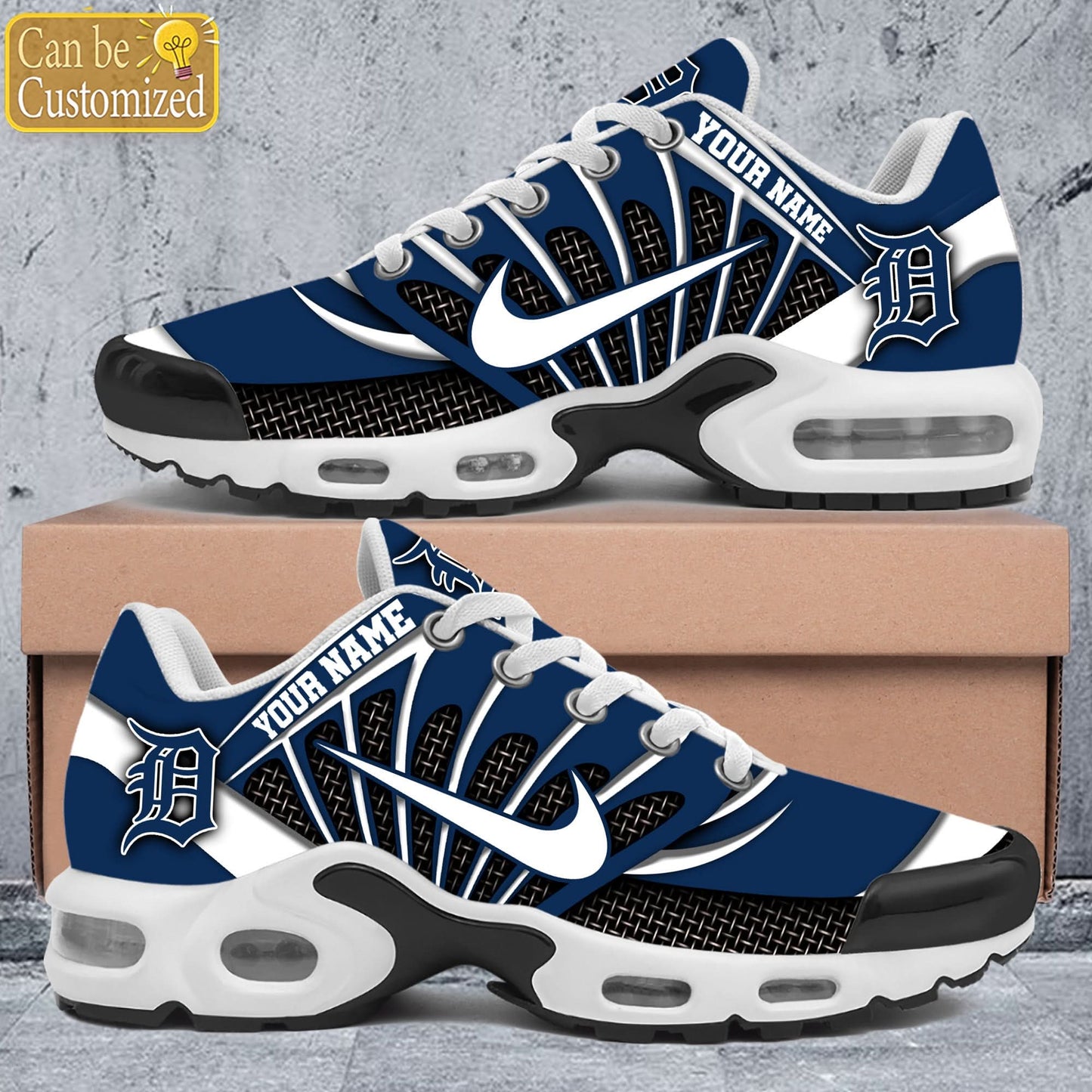 Detroit Tigers Premium A951 Shoes Personalized